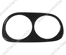 Exotic Car Gear Light Switch Bezel Cover (Dry Carbon Fiber) for Ferrari 458 / Speciale / Aperta