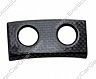 Exotic Car Gear Center Console Switch Panel - Two Hole  (Dry Carbon Fiber) for Ferrari 458 Italia / Spider