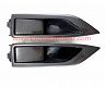 Exotic Car Gear Interior Door Handle Pulls (Dry Carbon Fiber)