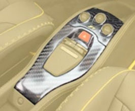 MANSORY Center Console Switch Panel Cover (Dry Carbon Fiber) for Ferrari 458