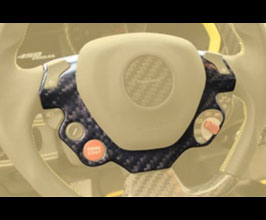 MANSORY Steering Wheel Switch Panel (Dry Carbon Fiber) for Ferrari 458 Italia / Spider / Speciale