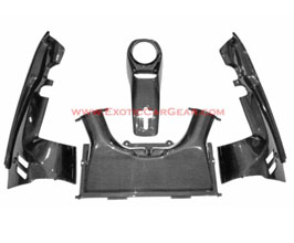 Exotic Car Gear Engine Bay Set with Air Box Housing Cover (Dry Carbon Fiber) for Ferrari 488 GTS