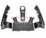 Exotic Car Gear Engine Bay Set with Air Box Housing Cover (Dry Carbon Fiber)
