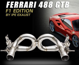 iPE F1 Valvetronic X-Pipe Exhaust (Titanium) for Ferrari 488