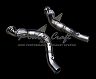 Power Craft Racing Straight Catalyzer Bypass Pipes (Stainless)