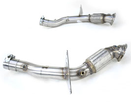 QuickSilver Cat Bypass Pipes (Stainless) for Ferrari 488