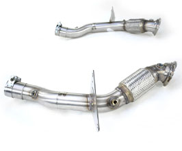 QuickSilver Cat Bypass Pipes (Stainless) for Ferrari 488 GTB / GTS