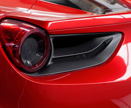 Capristo Tail Light Covers (Carbon Fiber) for Ferrari 488