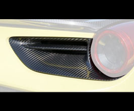 MANSORY Rear Air Outtake Grills (Dry Carbon Fiber) for Ferrari 488