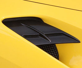 Novitec N-Largo Sidewall Air Guide Covers (Carbon Fiber) for Ferrari 488 GTB / GTS