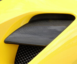 Novitec Sidewall Air Guide Covers (Carbon Fiber) for Ferrari 488