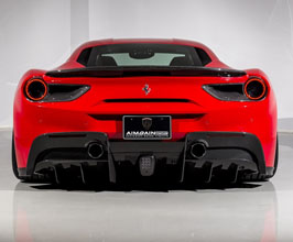 Aimgain Rear Diffuser Dry Carbon Fiber For Ferrari 488 Gtb