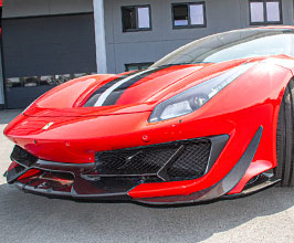 Capristo Front Spoiler with Side Canards (Carbon Fiber) for Ferrari 488