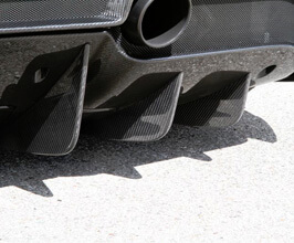 Novitec Aero Rear Diffuser Fins (Carbon Fiber) for Ferrari 488