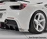 ROWEN World Platinum Aero Rear Bumper Extensions for Ferrari 488 GTB