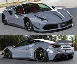 Liberty Walk LB Works Complete Wide Body Lip Kit for Ferrari 488