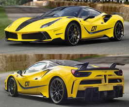 MANSORY 4XX SIRACUSA Conversion Aero Body Kit (Dry Carbon Fiber) for Ferrari 488