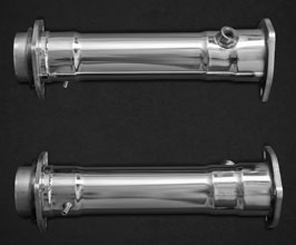 Capristo Secondary Cat Bypass Pipes (Stainless) for Ferrari 512