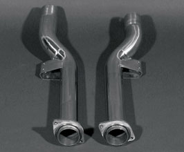 Capristo Secondary Cat Bypass Pipes (Stainless) for Ferrari 599