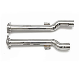 FABSPEED Secondary Cat Bypass Pipes (Stainless) for Ferrari 599 GTB / GTO