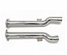 FABSPEED Secondary Cat Bypass Pipes (Stainless) for Ferrari 599 GTB / GTO