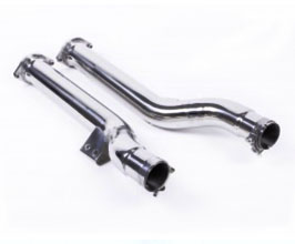 Larini Secondary Race Cat Bypass Pipes (Stainless) for Ferrari 599