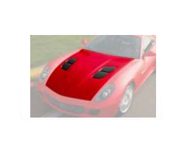 MANSORY Front Hood Bonnet with Vents - Version 1 (Dry Carbon Fiber) for Ferrari 599