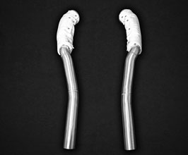 Capristo Cat Bypass Downpipes with Heat Blankets (Stainless) for Ferrari 812