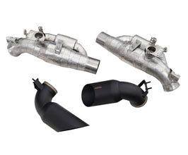 Novitec Power Optimized Exhaust System with Valves and Black Tips (Stainless) for Ferrari 812