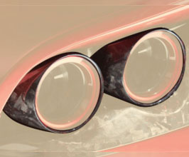 MANSORY Rear Light Covers (Dry Carbon Fiber) for Ferrari 812