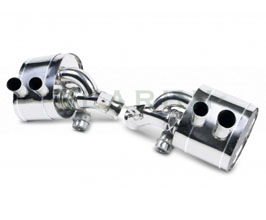 Larini Club Sport Exhaust System with Valve Control (Stainless) for Ferrari California T