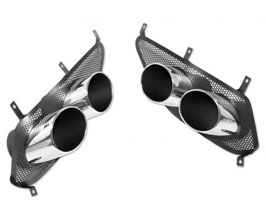 Novitec Tailpipe Exhaust Tips with Mesh Inserts (Stainless) for Ferrari California T