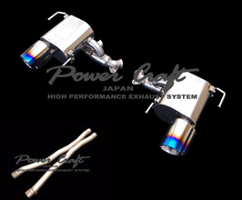 Power Craft Hybrid Exhaust Muffler System with Valves and X-Pipe (Stainless) for Ferrari Calfornia
