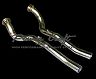 Power Craft Cat Bypass Front Pipes (Stainless) for Ferrari Calfornia T