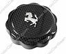 Exotic Car Gear Oil Cap Cover with Horse Logo (Dry Carbon Fiber)