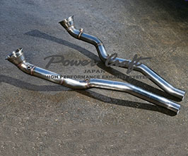 Power Craft Front Pipes (Stainless) for Ferrari F12