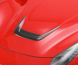 Novitec N-LARGO Hood Vent Insert Trim (Carbon Fiber) for Ferrari F12 Berlinetta