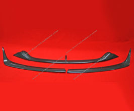 Exotic Car Gear Front Center and Front Side Spoilers Set (Dry Carbon Fiber) for Ferrari F12
