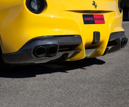 Novitec Aero Rear Bumper Attachment (Carbon Fiber) for Ferrari F12 Berlinetta
