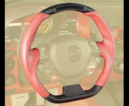 MANSORY Sport Steering Wheel - Modification Service (Leather with Dry Carbon Fiber) for Ferrari F12