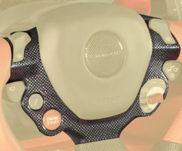 MANSORY Steering Wheel Switch Panel (Dry Carbon Fiber) for Ferrari F12