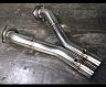 EXHAUTECH High-Flow Cat Bypass Pipes (Stainless)