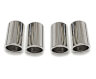 FABSPEED Slip-On Tip Covers (Stainless) for Ferrari F430 Coupe / Spider