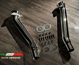 Fi Exhaust Ultra High Flow Cat Bypass Downpipe (Stainless) for Ferrari F430