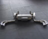 HAMANN Sport Rear Exhaust System with Quad Tips and without Valves (Stainless)