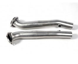 Tubi Style High Flow Cat Bypass Pipes (Stainless) for Ferrari F430