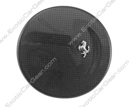 Exotic Car Gear Fuel Door with Horse Logo (Carbon Fiber) for Ferrari F430