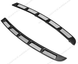 Exotic Car Gear Rear Window Louvers (Dry Carbon Fiber) for Ferrari F430