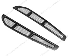 Exotic Car Gear Rear Window Louvers (Dry Carbon Fiber) for Ferrari F430