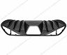 Exotic Car Gear OE Style Rear Diffuser with Replaceable Fins (Dry Carbon Fiber)